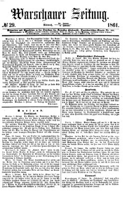 Warschauer Zeitung Mittwoch 6. Februar 1861