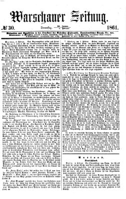 Warschauer Zeitung Donnerstag 7. Februar 1861