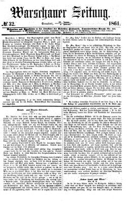 Warschauer Zeitung Samstag 9. Februar 1861