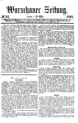 Warschauer Zeitung Dienstag 12. Februar 1861