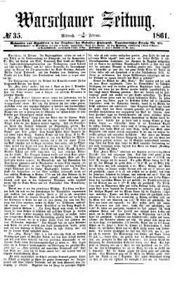 Warschauer Zeitung Mittwoch 13. Februar 1861