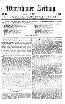 Warschauer Zeitung Freitag 1. März 1861