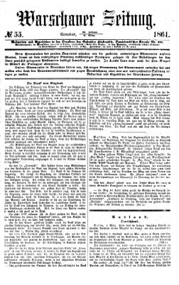 Warschauer Zeitung Samstag 9. März 1861