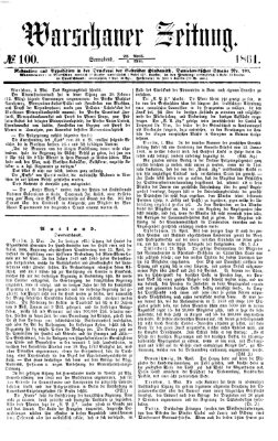 Warschauer Zeitung Samstag 4. Mai 1861