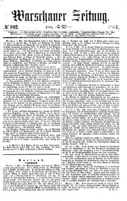 Warschauer Zeitung Freitag 10. Mai 1861