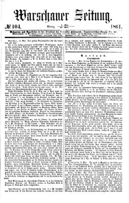 Warschauer Zeitung Montag 13. Mai 1861