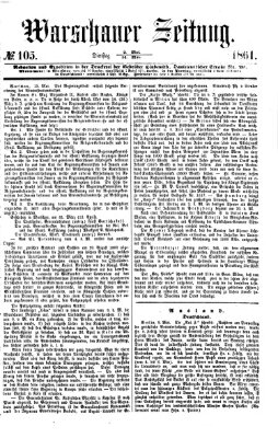 Warschauer Zeitung Dienstag 14. Mai 1861