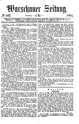 Warschauer Zeitung Donnerstag 16. Mai 1861