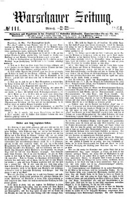 Warschauer Zeitung Mittwoch 22. Mai 1861