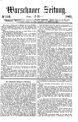 Warschauer Zeitung Dienstag 28. Mai 1861