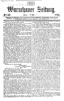 Warschauer Zeitung Montag 1. Juli 1861