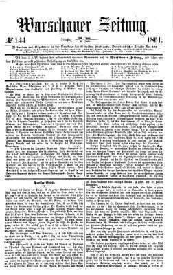 Warschauer Zeitung Dienstag 2. Juli 1861