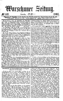 Warschauer Zeitung Donnerstag 11. Juli 1861