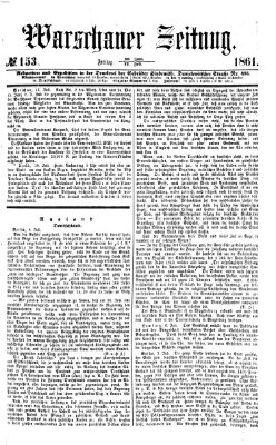 Warschauer Zeitung Freitag 12. Juli 1861