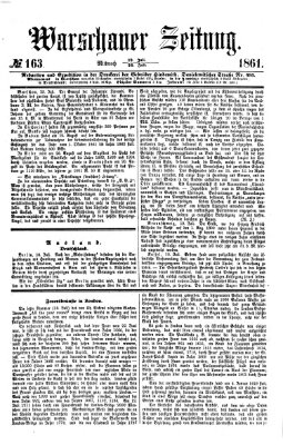 Warschauer Zeitung Mittwoch 24. Juli 1861