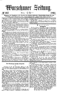 Warschauer Zeitung Montag 29. Juli 1861