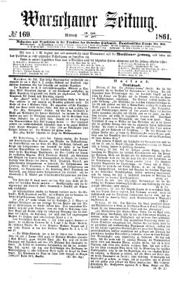 Warschauer Zeitung Mittwoch 31. Juli 1861