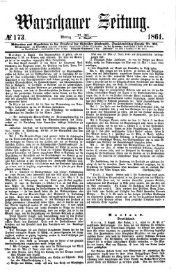 Warschauer Zeitung Montag 5. August 1861