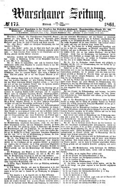 Warschauer Zeitung Mittwoch 7. August 1861