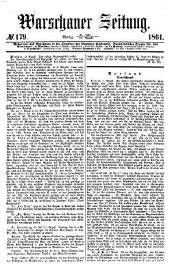 Warschauer Zeitung Montag 12. August 1861