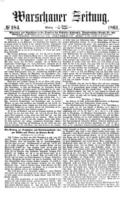 Warschauer Zeitung Montag 19. August 1861