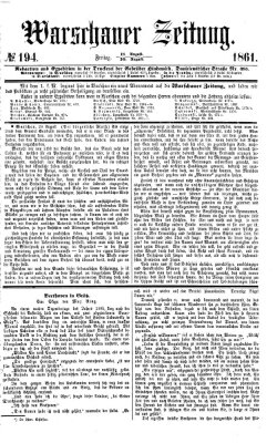 Warschauer Zeitung Freitag 30. August 1861