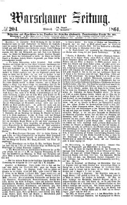 Warschauer Zeitung Mittwoch 11. September 1861