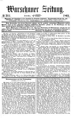 Warschauer Zeitung Donnerstag 19. September 1861