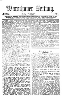 Warschauer Zeitung Dienstag 8. Oktober 1861