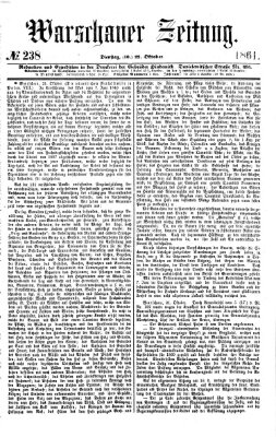 Warschauer Zeitung Dienstag 22. Oktober 1861