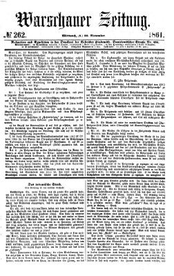 Warschauer Zeitung Mittwoch 20. November 1861