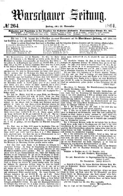 Warschauer Zeitung Freitag 22. November 1861