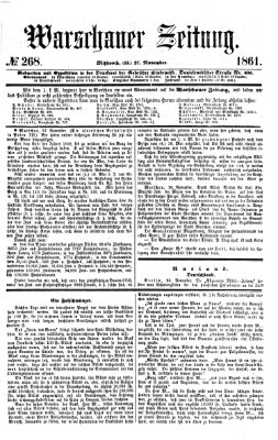 Warschauer Zeitung Mittwoch 27. November 1861