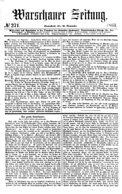 Warschauer Zeitung Samstag 30. November 1861