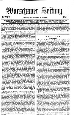 Warschauer Zeitung Montag 2. Dezember 1861