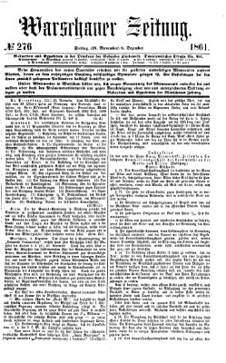 Warschauer Zeitung Freitag 6. Dezember 1861