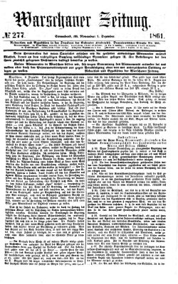 Warschauer Zeitung Samstag 7. Dezember 1861