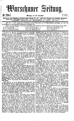 Warschauer Zeitung Montag 30. Dezember 1861