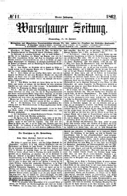 Warschauer Zeitung Donnerstag 16. Januar 1862