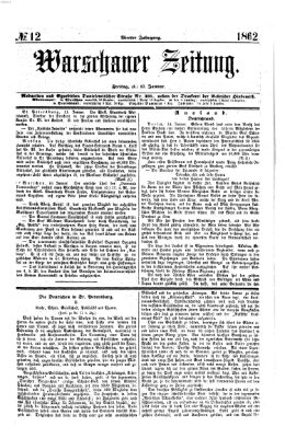 Warschauer Zeitung Freitag 17. Januar 1862