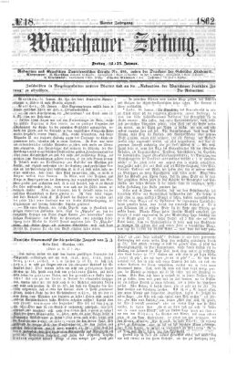 Warschauer Zeitung Freitag 24. Januar 1862