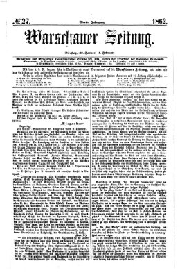 Warschauer Zeitung Dienstag 4. Februar 1862