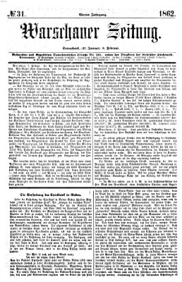 Warschauer Zeitung Samstag 8. Februar 1862