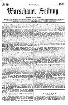 Warschauer Zeitung Dienstag 18. Februar 1862