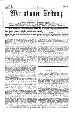 Warschauer Zeitung Samstag 8. März 1862