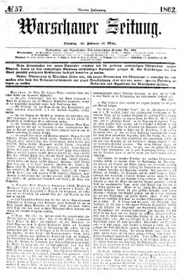 Warschauer Zeitung Dienstag 11. März 1862