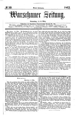 Warschauer Zeitung Donnerstag 13. März 1862