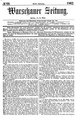 Warschauer Zeitung Freitag 21. März 1862