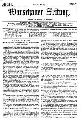 Warschauer Zeitung Dienstag 4. November 1862