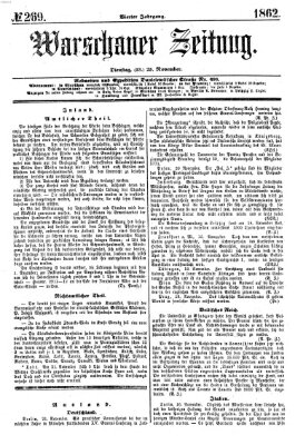 Warschauer Zeitung Dienstag 25. November 1862